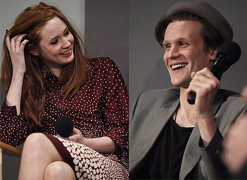 Photos of Matt Smith and Karen Gillan in New York Promoting Doctor Who