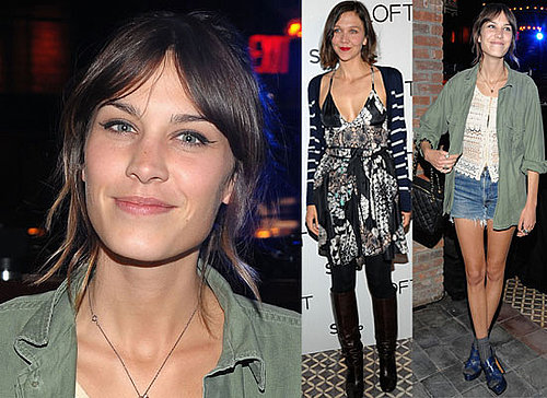 Photos of Alexa Chung Partying in New York Alongside Maggie Gyllenhaal