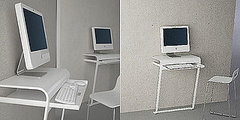 Minimalist Computer Desk From DesignSpray Minimalist Computer Desk From DesignSpray