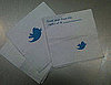 Twitter Napkins From the Chirp Afterparty
