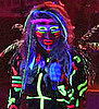 Glow in the Dark Makeup Like Kesha 2010-04-19 13:00:11