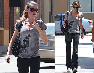 Pictures of Gisele Bundchen at Gym in LA