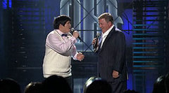William Shatner Singing With Lin Yu Chun on Lopez Tonight William Shatner Singing With Lin Yu Chun on Lopez Tonight