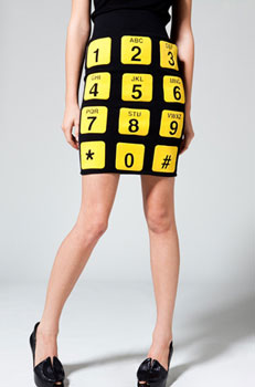 Jeremy Scott Phone Skirt