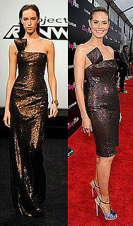 Heidi Klum Wears Winning Project Runway Look at Back-up Plan LA Premiere