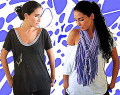 Donni Charm Scarves and Tees