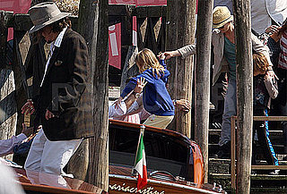 Pictures of Johnny Depp With Vanessa Paradis, Jack Depp And Lily-Rose Depp in Venice