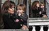 Pictures of Angelina Jolie With Knox Jolie-Pitt on Their Balcony in Venice