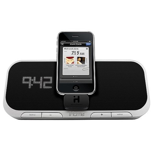 New iHome iPhone/iPod Touch Alarm Clock Dock