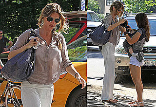 Pictures of Gisele Bundchen Walking With Son Benjamin Brady in NYC