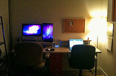 My Dual Desk at Home 