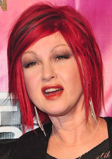 Cyndi Lauper's New Pink Hair