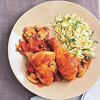 Healthy Recipe For Chicken Cacciatore With Orzo
