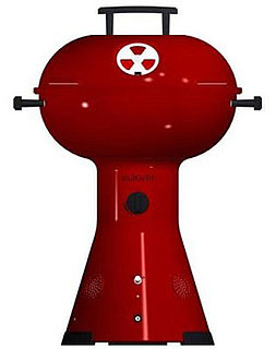 A Portable BBQ With MP3 Player Speakers