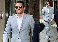Photos of Jake Gyllenhaal in a Suit and Sunglasses in London Promoting Prince of Persia Photos of Jake Gyllenhaal in a Suit and Sunglasses in London Promoting Prince of Persia