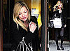 Photos of Kate Moss in All Black Outfit at a London Hotel