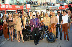 Chanel's Cruise 2011 Show Involved Motorboats, a Motorcycle, and Crystal Renn