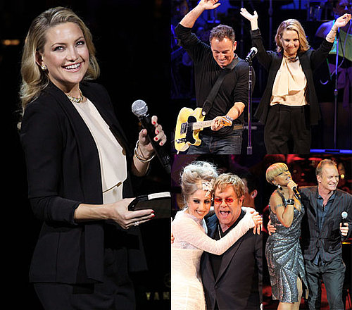 Pictures of Kate Hudson, Lady Gaga, Elton John at Almay Rain Forest Charity Concert