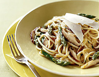Recipe For Spaghetti With Asparagus, Shiitake Mushrooms, Lemon, and Chives