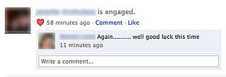 Passive-Aggressive Facebook Comment