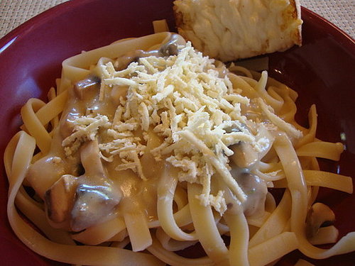 Fettuccine and White Sauce Fettuccine and White Sauce