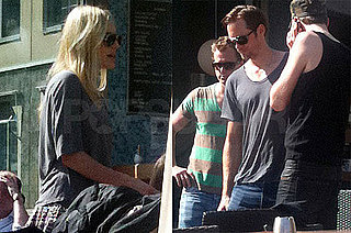 Pictures of Kate Bosworth and Alexander Skarsgard Having Lunch in Stockholm