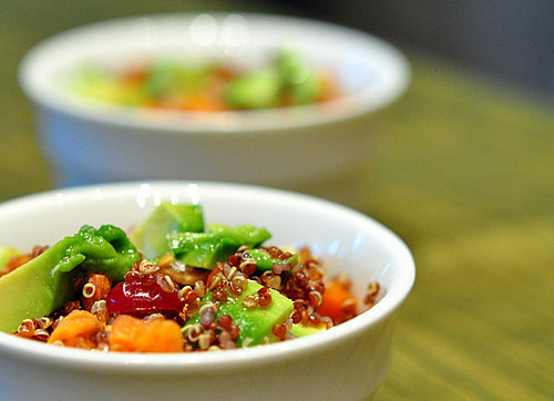 Quinoa Salad With Avocado, Dried Fruit, and Nuts Quinoa Salad With Avocado, Dried Fruit, and Nuts