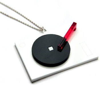 Handmade Turntable Necklace