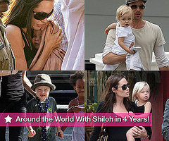 Pictures of Shiloh Jolie-Pitt With Brad Pitt and Angelina Jolie on Her Fourth Birthday