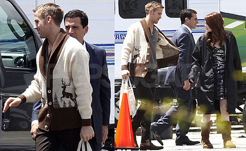 Pictures of Ryan Gosling in LA With Steve Carell, Emma Stone, and Julianne Moore