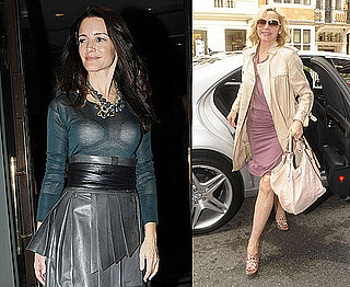 Pictures of Kim Cattrall and Kristin Davis in London Ahead of Sex and the City 2 Premiere