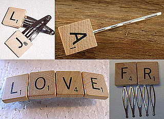 Scrabble Tile Hair Accessories