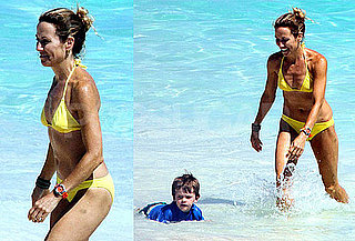 Pictures of Sheryl Crow in a Bikini While on Vacation With Son Wyatt in the Caribbean