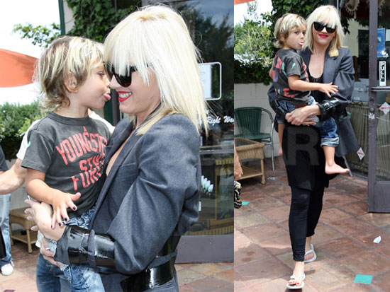 Pictures of Gwen Stefani and Kingston Rossdale