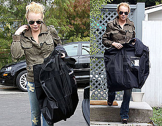 Pictures of Lindsay Lohan After a Shopping Trip in LA