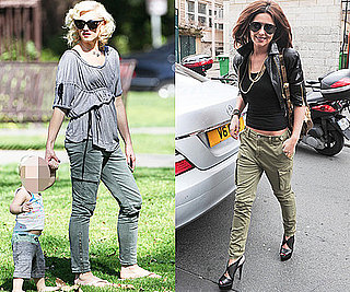 Gwen Stefani and Cheryl Cole Work J Brand Houlihan Combat Trousers