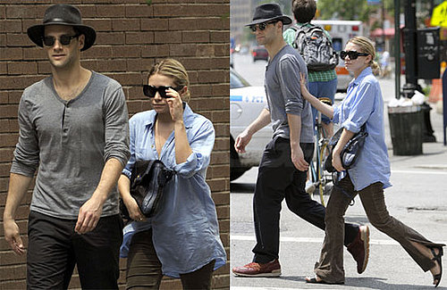 Pictures of Ashley Olsen With Justin Bartha in LA