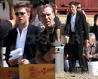 Pictures of Robert Pattinson Filming Water For Elephants 2010-06-02 09:15:00