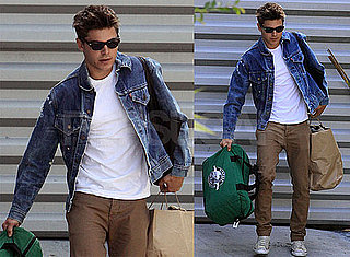 Pictures of Zac Efron Leaving House in LA