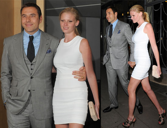 Pictures of David Walliams and Lara Stone Out in London Together Pictures of David Walliams and Lara Stone Out in London Together