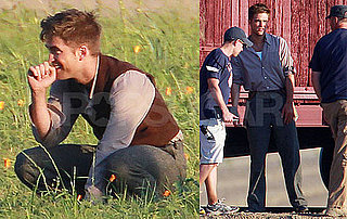 Pictures of Robert Pattinson Filming Water For Elephants 2010-06-04 06:00:27