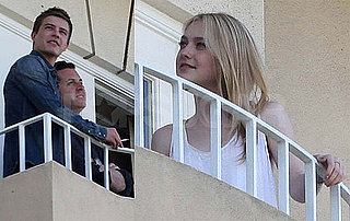 Pictures of Xavier Samuel and Dakota Fanning at Eclipse Press Junket