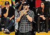 Pictures of Leonardo DiCaprio, Justin Timberlake, and Kim Kardashian at NBA Finals