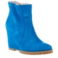 Mini Market - Suede Zip Wedge Boots