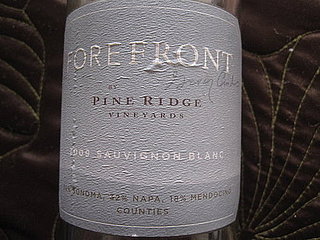 Review of 2009 Forefront Sauvignon Blanc