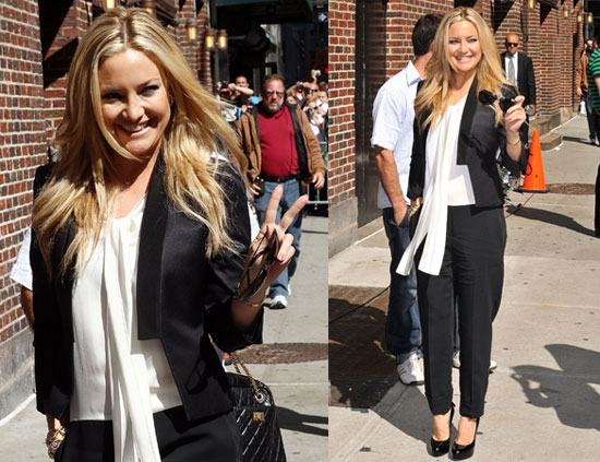 Pictures of Kate Hudson on The Late Show With David Letterman Pictures of Kate Hudson on The Late Show With David Letterman