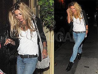 Pictures of Kate Moss Out in London With Big Hair