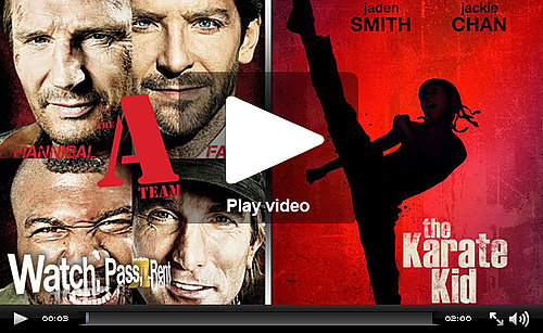 Video Movie Reviews of The A-Team and The Karate Kid