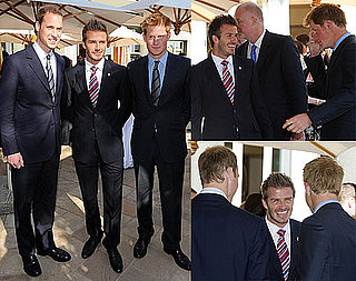 Pictures of David Beckham, Prince William, And Prince Harry Together in South Africa During The World Cup 2010-06-21 02:00:30