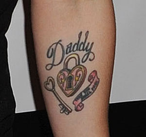 Celebrities With Dad Tattoos